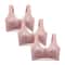 FallSweet Wireless Lace Push Up Bralette Set 3PCS Comfort Fit For Women 16