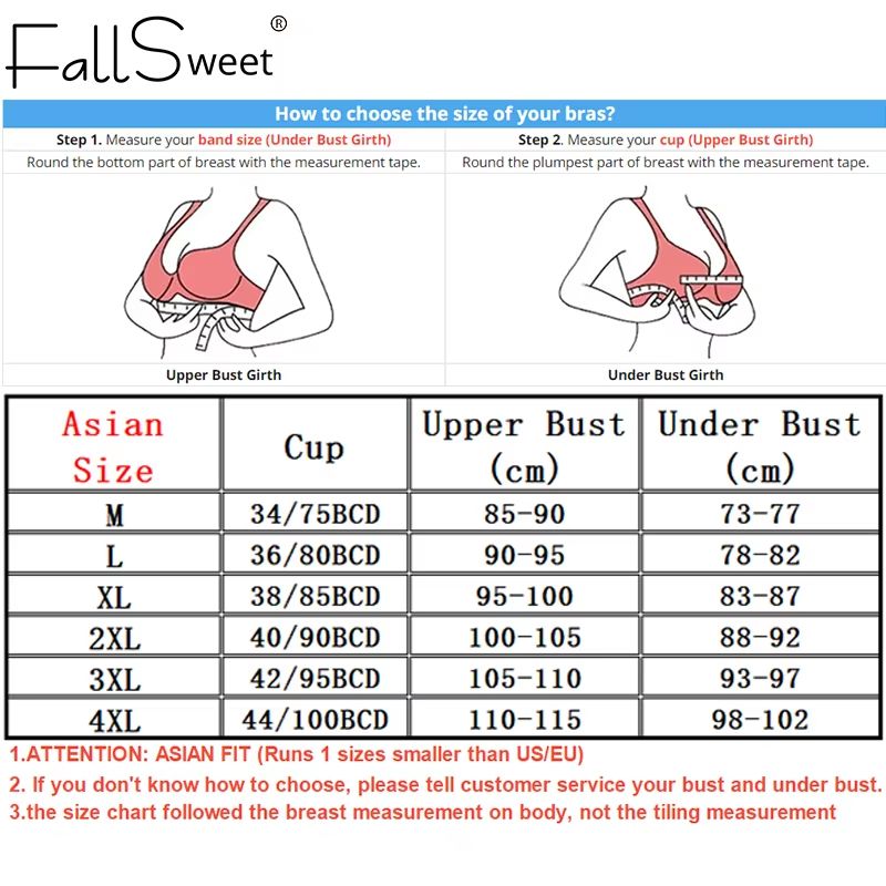 FallSweet Wireless Lace Push Up Bralette Set 3PCS Comfort Fit For Women 5