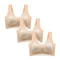FallSweet Wireless Lace Push Up Bralette Set 3PCS Comfort Fit For Women 19