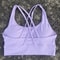 Solid Color Cross Back High Support Workout Bra For Women 13