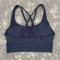 Solid Color Cross Back High Support Workout Bra For Women 16