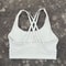 Solid Color Cross Back High Support Workout Bra For Women 21