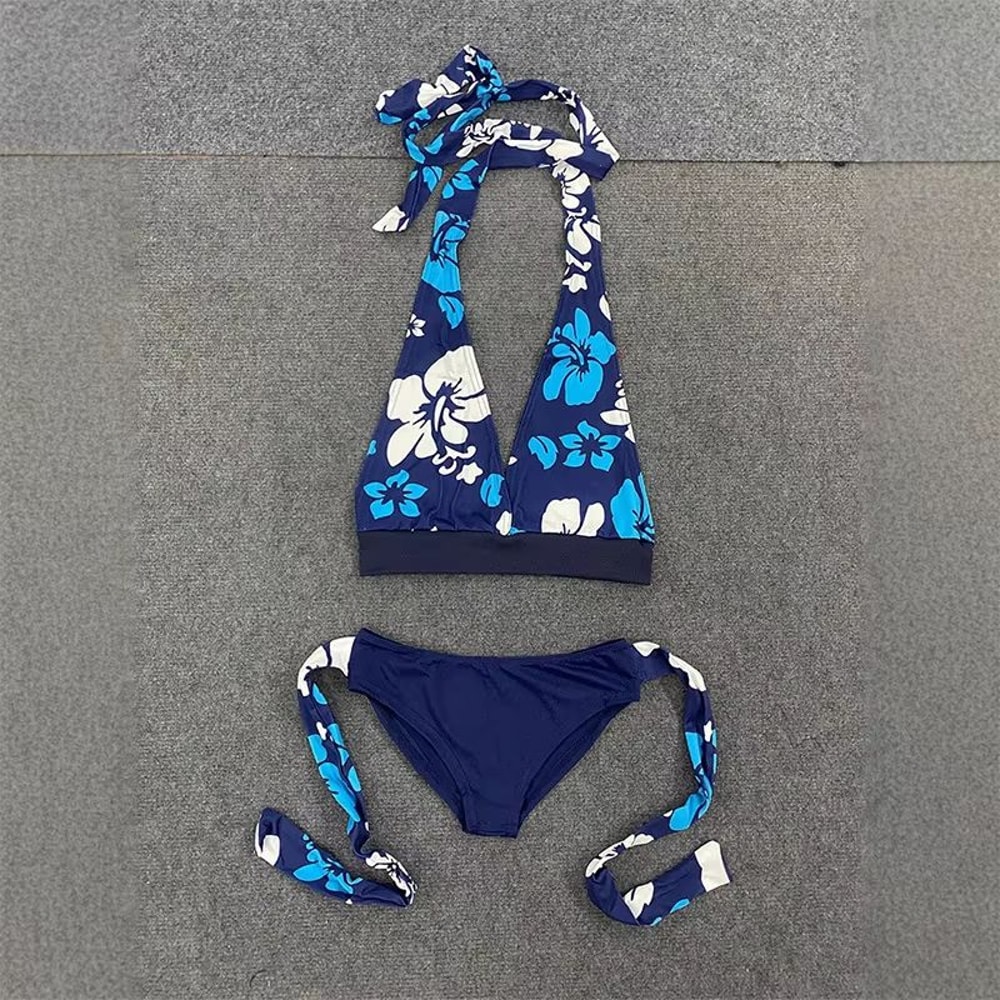 Y2K Tree Print Bikini Set For Women Summer Beachwear 4