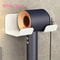 Wall Mounted Hair Dryer Holder MultiFunctional Storage Rack 7