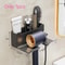 Wall Mounted Hair Dryer Holder MultiFunctional Storage Rack 10