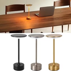 wireless touch led table lamp usb rechargeable atmosphere night light