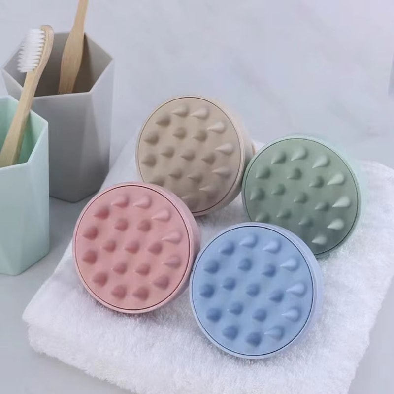 Silicone Shampoo Scalp Massage Brush For Hair Body 1