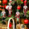 12PCS Wooden Nutcracker Decorative Set For Christmas Home Decor 3