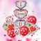 18Inch I LOVE YOU Heart Balloon Set 10Pack For Wedding Valentines Day 5