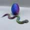 4Piece 3D Printed Snake Surprise Egg Decorations With Flexible Joints 3