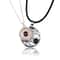 Magnetic Couple Matching Necklace Set With I Love You Projection Pendant 9