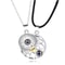 Magnetic Couple Matching Necklace Set With I Love You Projection Pendant 7