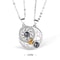 Magnetic Couple Matching Necklace Set With I Love You Projection Pendant 8