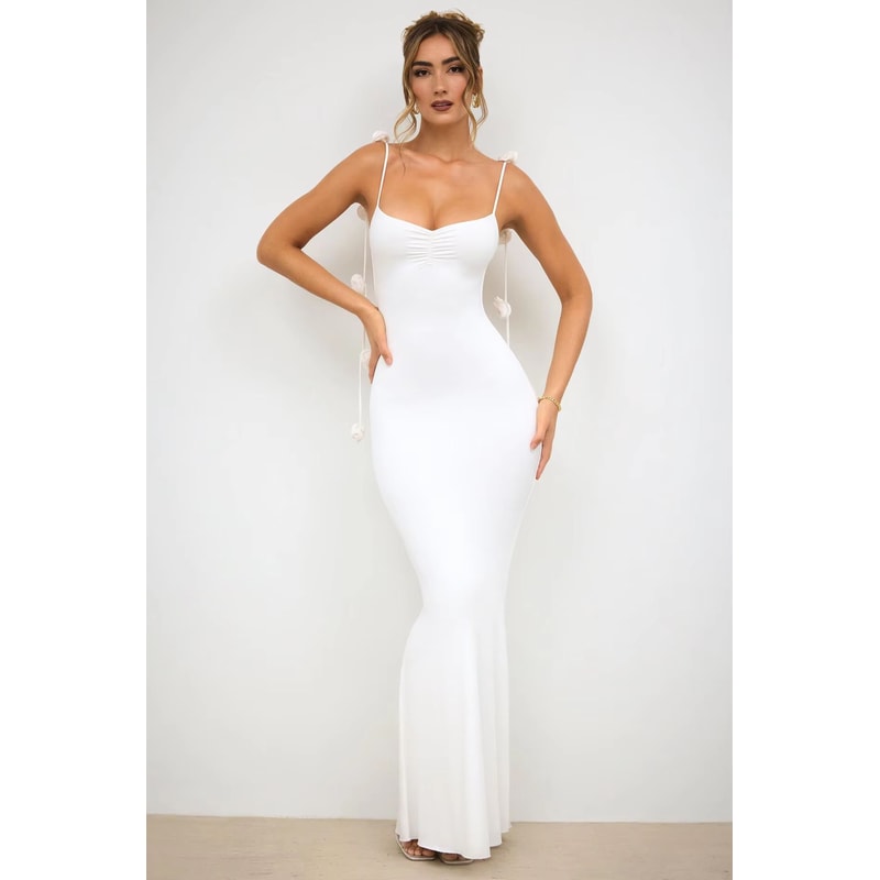 VEITCHE Summer Floral 3D Strap Sleeveless Maxi Dress For Women 2