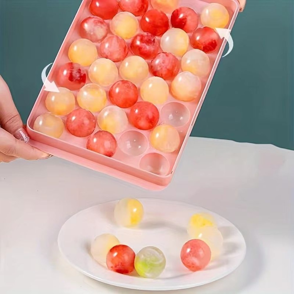 FoodGrade Silicone Ice Ball Mold For Perfect Sphere Ice 4