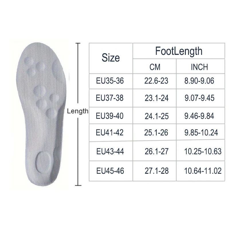 High Elasticity Latex Sport Insoles With Arch Support And Breathable Deodorant Cushion 5
