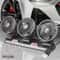 360 Adjustable TripleHead Car Fan 2Speed USB12V24V Silent Air Circulation Fan 10