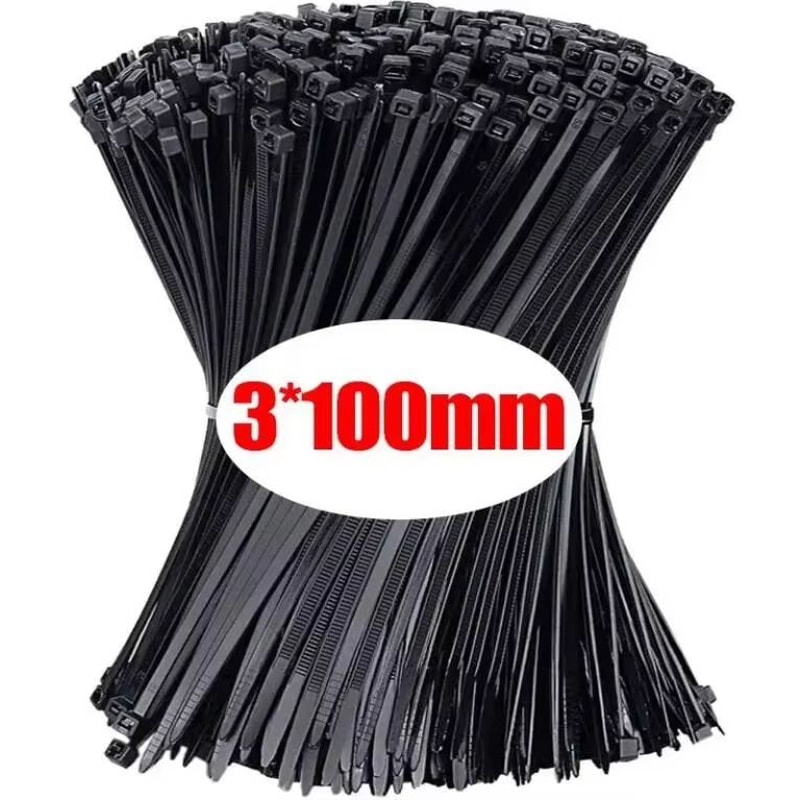 Wholesale Plastic Nylon Cable Ties 500100 Pcs SelfLocking Adjustable Wire Fastening Straps 6