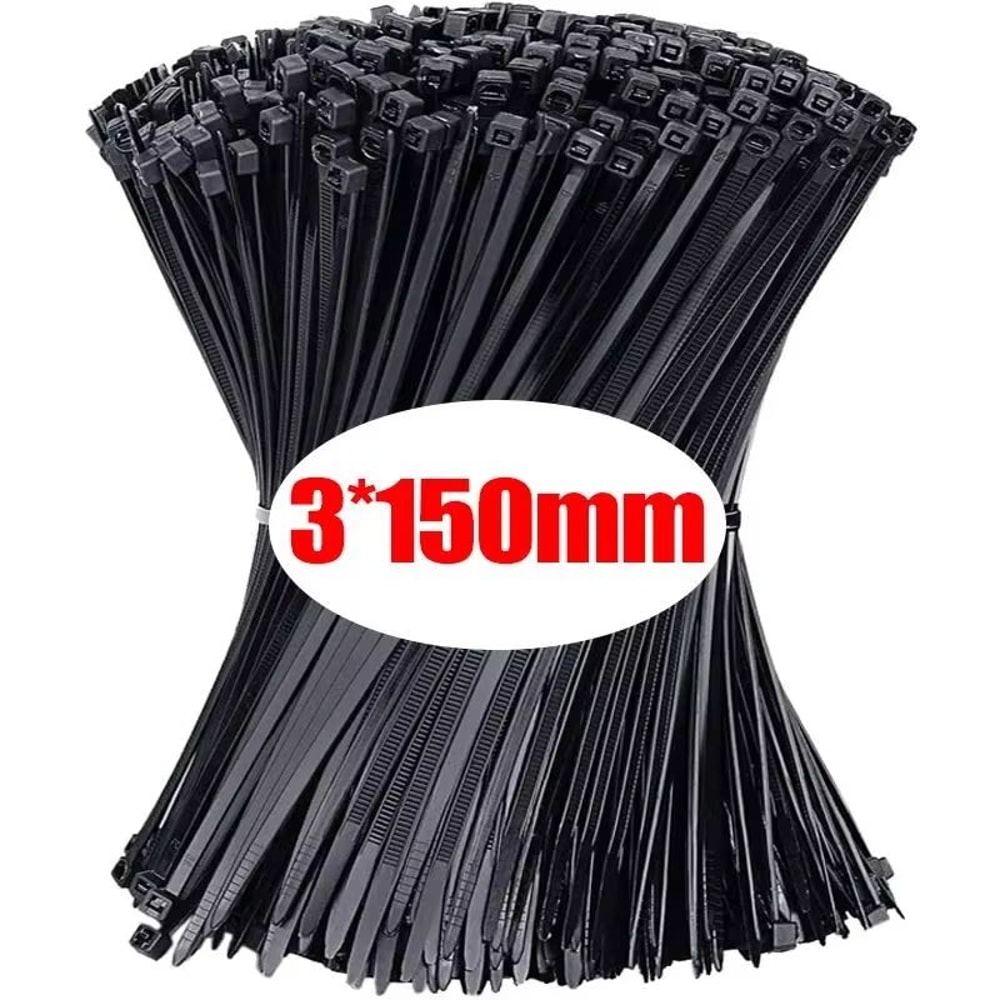 Wholesale Plastic Nylon Cable Ties 500100 Pcs SelfLocking Adjustable Wire Fastening Straps 7