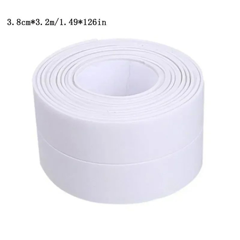 PVC Waterproof Sealing Tape 328 Ft 1050 Ft SelfAdhesive Bathroom Sink Shower And Bathtub Seal Str 2