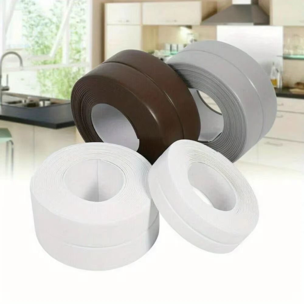 PVC Waterproof Sealing Tape 328 Ft 1050 Ft SelfAdhesive Bathroom Sink Shower And Bathtub Seal Str 4