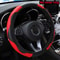 PU Carbon Fiber Leather Steering Wheel Cover For 145 15 In Cars No Inner Ring 12