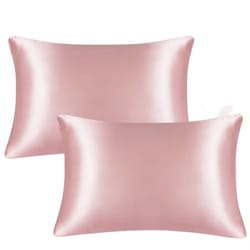 juwensilk mulberry silk pillowcase – standard & queen natural silky satin pillow cover