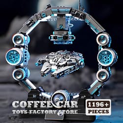 star war falcon spaceship building blocks set – moc bricks toy for adults and kids