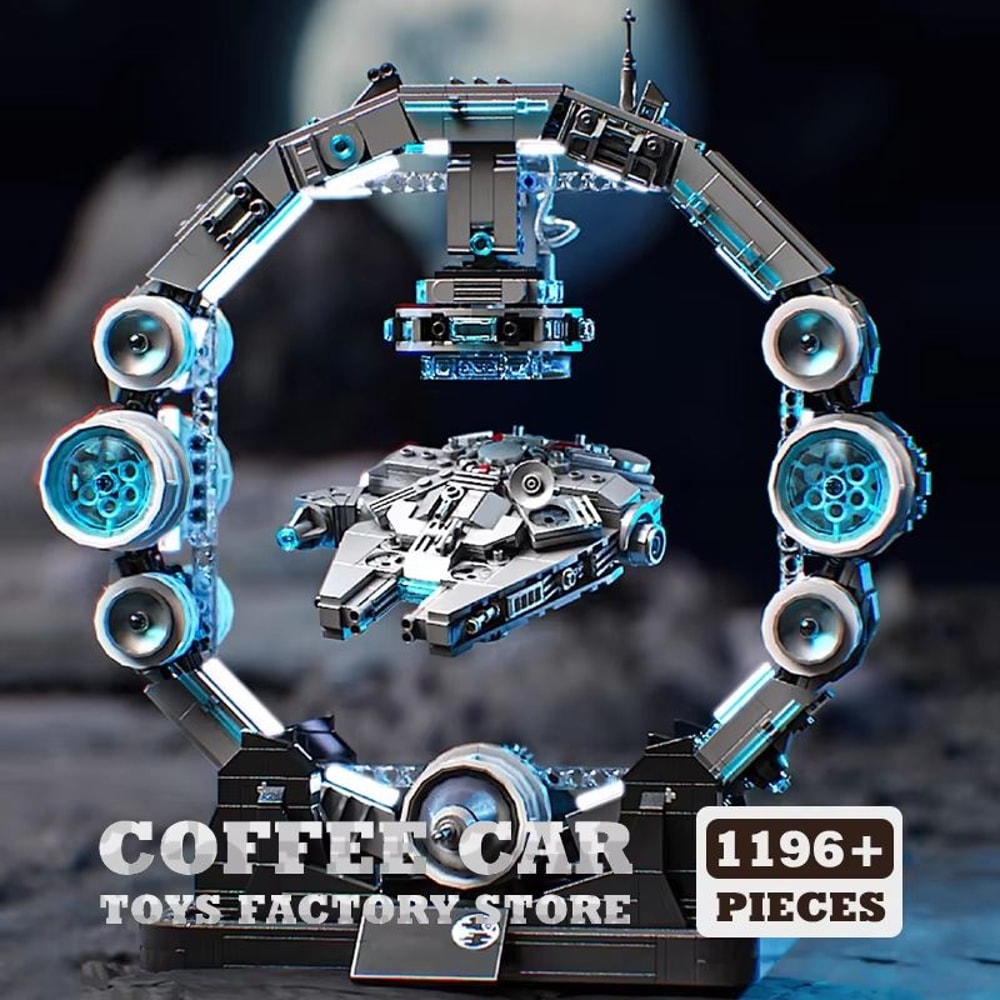 Star War Falcon Spaceship Building Blocks Set MOC Bricks Toy For Adults And Kids 6