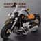 HighTech Retro Motorbike MOC Bricks Building Blocks Toy City Racing Motorcycle Model For Kids And 1