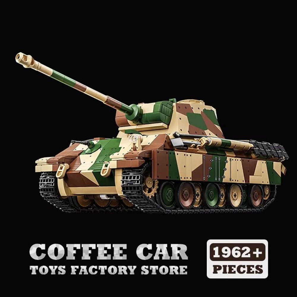 Germany Military Medium Tank IV MOC Bricks Building Blocks Model WW2 Panzer Toy For Adults And Kid 7