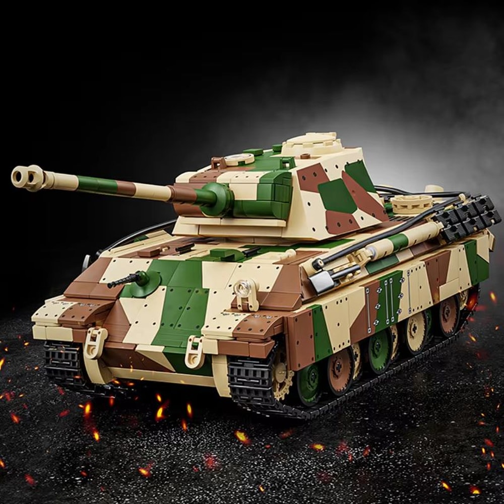 Classic Heavy Tank KV2 MOC Bricks Building Blocks Set WW2 Military Model For Kids And Adults 3