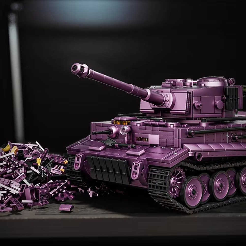 Classic Heavy Tank KV2 MOC Bricks Building Blocks Set WW2 Military Model For Kids And Adults 5