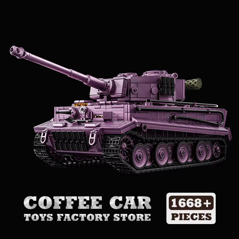 Classic Heavy Tank KV2 MOC Bricks Building Blocks Set WW2 Military Model For Kids And Adults 10