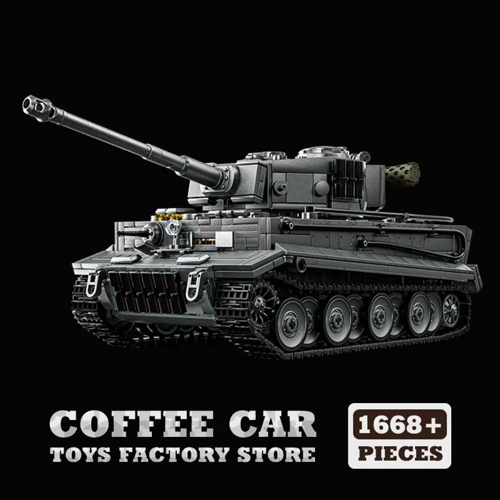 Classic Heavy Tank KV2 MOC Bricks Building Blocks Set WW2 Military Model For Kids And Adults 11
