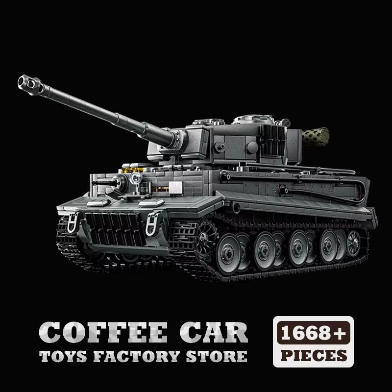 Classic Heavy Tank KV2 MOC Bricks Building Blocks Set WW2 Military Model For Kids And Adults 11