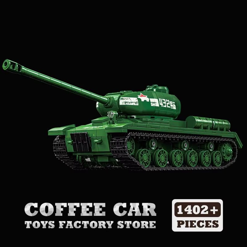 Classic Heavy Tank KV2 MOC Bricks Building Blocks Set WW2 Military Model For Kids And Adults 13