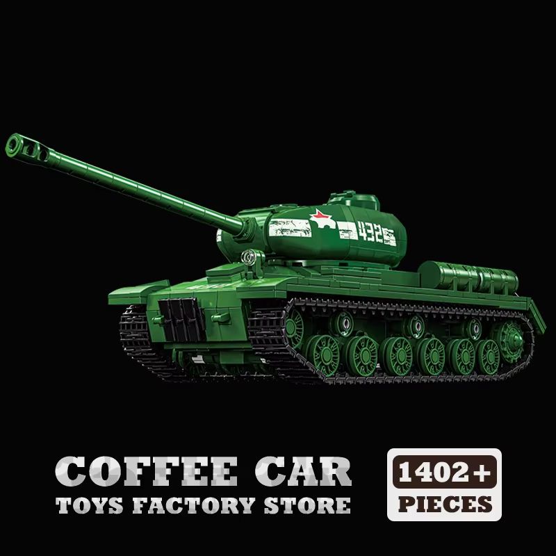 Classic Heavy Tank KV2 MOC Bricks Building Blocks Set WW2 Military Model For Kids And Adults 13