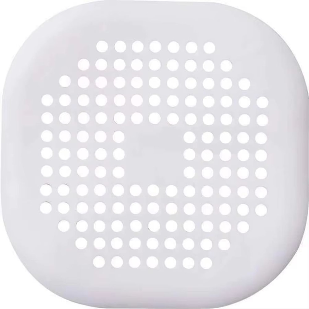 Square Silicone Drain Cover Hair Catcher For Bathroom And Kitchen 11