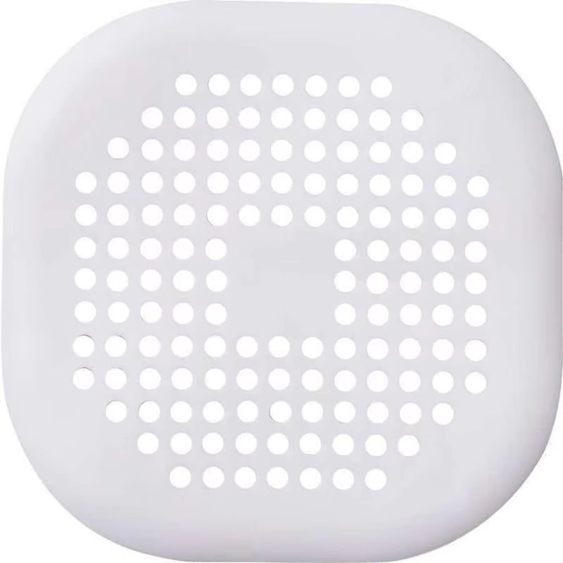 Square Silicone Drain Cover Hair Catcher For Bathroom And Kitchen 5