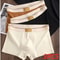 3 Pack Mens Cotton Boxer Briefs Breathable Solid Color Comfort Underwear 0