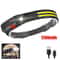 USB Rechargeable COB LED Headlamp With Motion Sensor For Camping And Outdoor Use 10