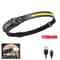 USB Rechargeable COB LED Headlamp With Motion Sensor For Camping And Outdoor Use 6