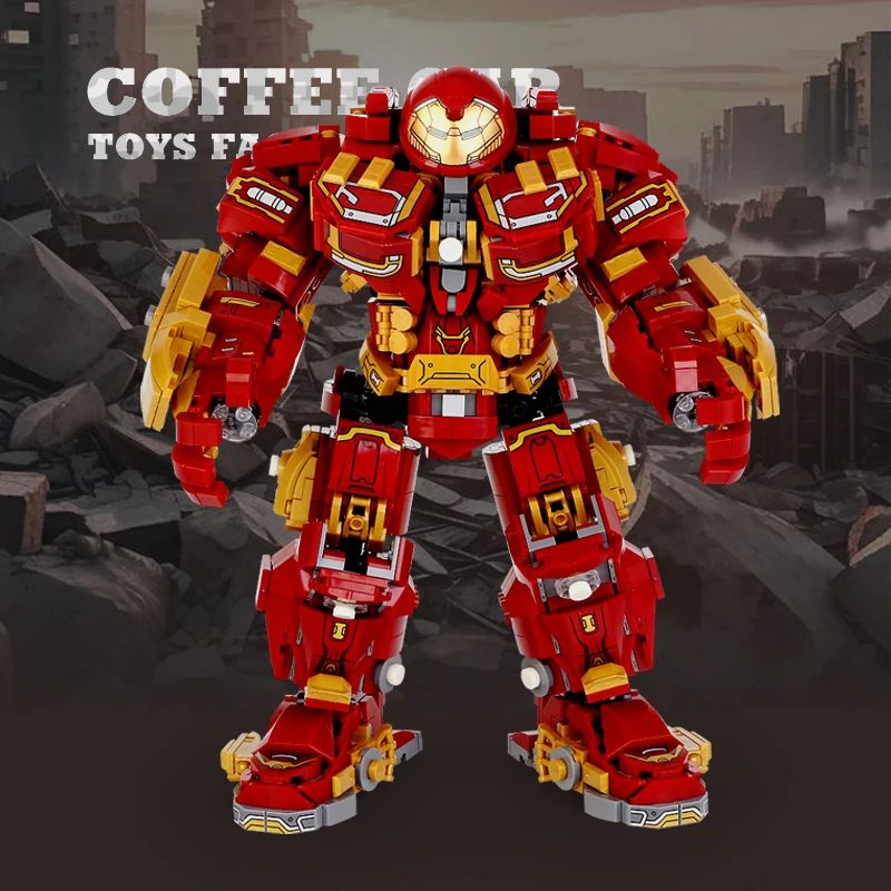 Superheroes Mecha DIY Robot Building Blocks Set 650 Pieces 1