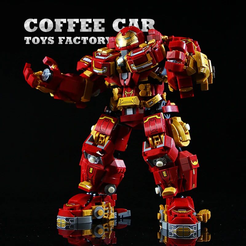 Superheroes Mecha DIY Robot Building Blocks Set 650 Pieces 2