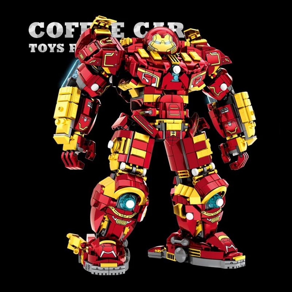 Superheroes Mecha DIY Robot Building Blocks Set 650 Pieces 5