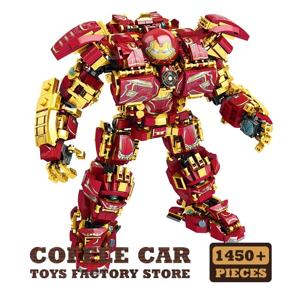 Superheroes Mecha DIY Robot Building Blocks Set 650 Pieces 7