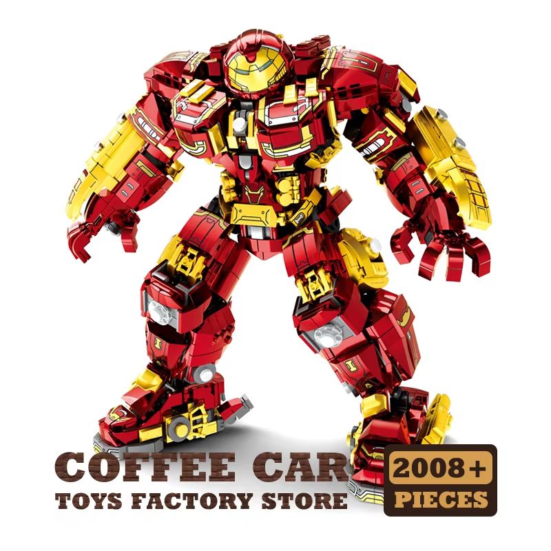 Superheroes Mecha DIY Robot Building Blocks Set 650 Pieces 8