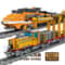 Technical City Power MOC Train Bricks Set With Railway Track And Locomotive 0