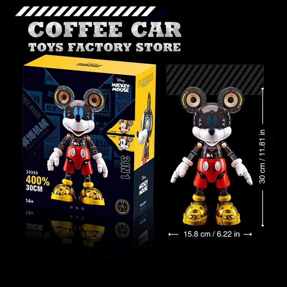 Disney Mickey Mouse 1181in 3D Building Bricks Model Assembly Figure 5